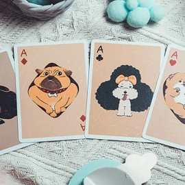 Mazzo di carte Naughty Dog Playing Cards by 808 Magic and Bacon Playing Card