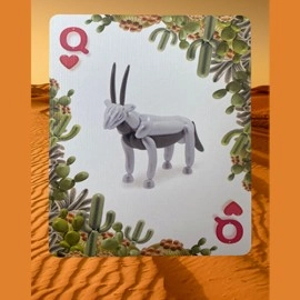 Mazzo di carte Bicycle Balloon Desert (Stripper) Playing Cards