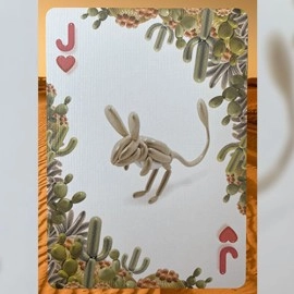 Mazzo di carte Gilded Bicycle Balloon Desert Playing Cards