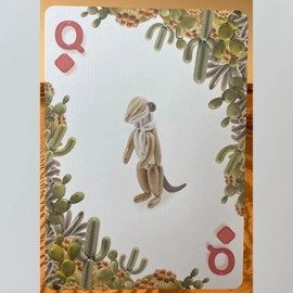 Mazzo di carte Gilded Bicycle Balloon Desert Playing Cards