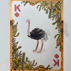 Mazzo di carte Gilded Bicycle Balloon Desert Playing Cards