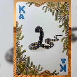 Mazzo di carte Gilded Bicycle Balloon Desert Playing Cards