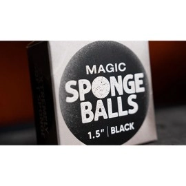 Magic Sponge Balls 4PK BLACK 4 cm by Murphy's Magic