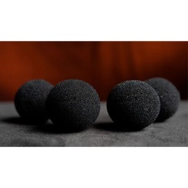 Magic Sponge Balls 4PK BLACK 2.5 cm by Murphy's Magic