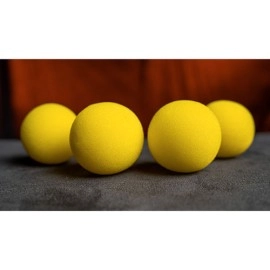 Magic Sponge Balls 4PK YELLOW 5 cm by Murphy's Magic