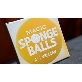 Magic Sponge Balls 4PK YELLOW 5 cm by Murphy's Magic