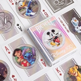 Mazzo di carte Bicycle Disney 100 Anniversary Playing Cards by US Playing Card Co.
