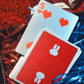 Mazzo di carte Limited Holographic Edition Surprise Deck V5 (Red) Playing cards by Bacon Playing Card Company