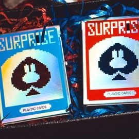 Mazzo di carte Limited Holographic Edition Surprise Deck V5 (Red) Playing cards by Bacon Playing Card Company