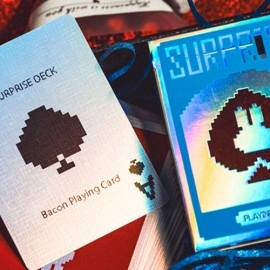 Mazzo di carte Limited Holographic Edition Surprise Deck V5 (Blue) Playing cards by Bacon Playing Card Company