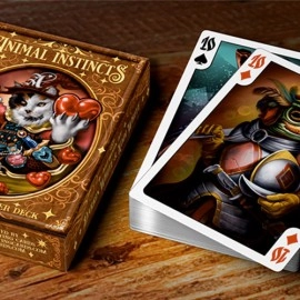 Mazzo di carte The Animal Instincts Poker and Oracle (Wizard) Playing Cards
