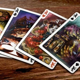 Mazzo di carte The Animal Instincts Poker and Oracle (Wizard) Playing Cards