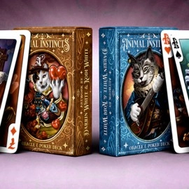 Mazzo di carte The Animal Instincts Poker and Oracle (Wizard) Playing Cards