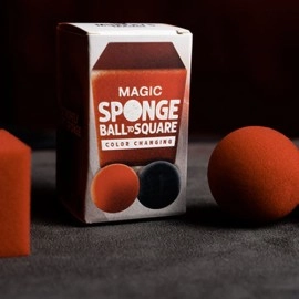 Magic Color Changing Sponge Balls to Square by Murphy's Magic (4 cm)