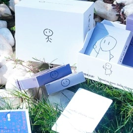 Simple Doodle (Color) Playing Cards by Bacon Playing Card