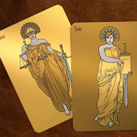 Mazzo di carte Verum Videre 2023 Edition (Gold) by Kings Wild Project Inc.