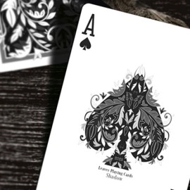 Mazzo di carte Leaves Black Playing Cards