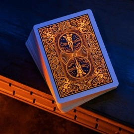 Mazzo di carte Bicycle Neon Solar-Orange Rider Back Playing Cards