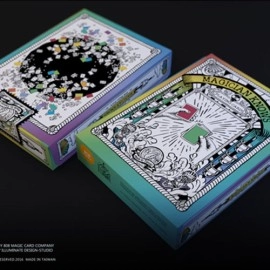 Mazzo di carte Magician Knows Playing Cards V1 (Black and White) by 808 Magic and Alan Wong