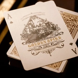 Mazzo di carte Golden Spike 150th Anniversary Playing Cards