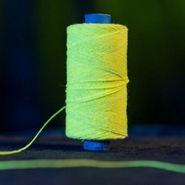 WGM UV GLOW GYPSY THREAD YELLOW REFILL SPOOL by Murphy's Magic
