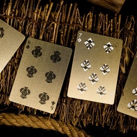 White Tiger Black Gold Box Set by Ark Playing Cards