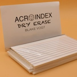 Six Acro Index (Stage) Dry Erase by Blake Vogt