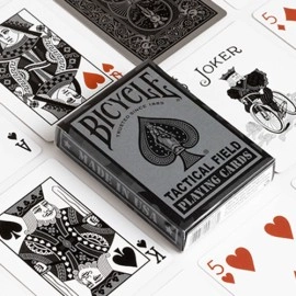 Mazzo di carte Bicycle Tactical Field (Black) Playing Cards by US Playing Card Co