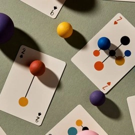 Mazzo di carte Eames "Hang-It-All" (Green) Playing Cards by Art of Play