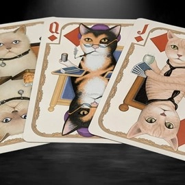 Mazzo di carte Bicycle Poker Cats V2  Playing Cards