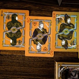 Mazzo di carte White Tiger Luxury Frame by Ark Playing Cards