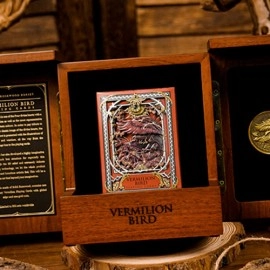 Vermilion Bird Deluxe Wooden Box Set by Ark Playing Cards