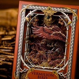 Vermilion Bird Deluxe Wooden Box Set by Ark Playing Cards
