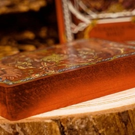 Vermilion Bird Deluxe Wooden Box Set by Ark Playing Cards