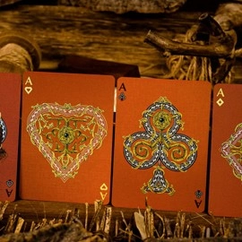 Vermilion Bird Deluxe Wooden Box Set by Ark Playing Cards