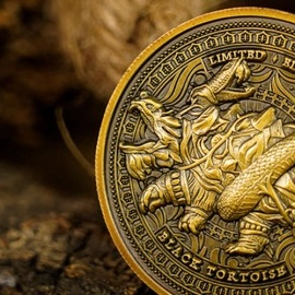 Black Tortoise Deluxe Wooden Box Set by Ark Playing Cards