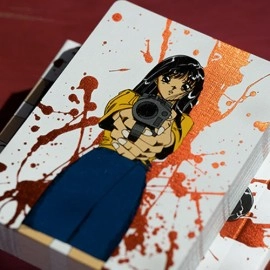 Mazzo di carte Hookups x Fultons Barrel of a Gun Limited Foil Blood Splatter Edition