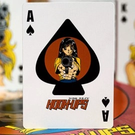 Mazzo di carte Hookups x Fultons Barrel of a Gun Limited Foil Blood Splatter Edition