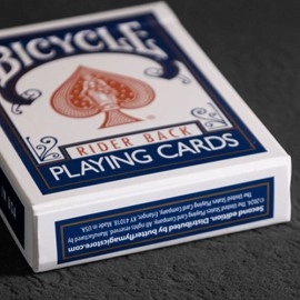 Marked Bicycle Rider Back (Blue) by Ondrej Psenicka