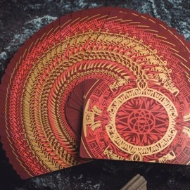 Mazzo di carte Gilded Atlantis: Fire Playing Cards