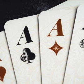 Mazzo di carte Gilded Atlantis: Fire Playing Cards