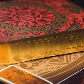 Mazzo di carte Gilded Atlantis: Fire Playing Cards