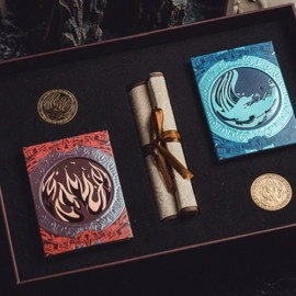 Atlantis (Water and Fire) Limited Gilded 2 Decks Set Playing Cards