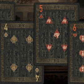 Mazzo di carte Egypt Mythology Black Edition (Green, Nile) Playing Cards