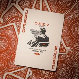 Mazzo di carte Obey Red Edition Playing Cards by Theory11