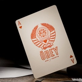 Mazzo di carte Obey Red Edition Playing Cards by Theory11