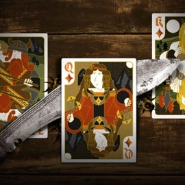 Mazzo di carte Secret Tale Ragnar MINI White Bee Playing Cards