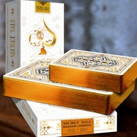 Mazzo di carte Secret Tale Ragnar MINI White Bee Playing Cards