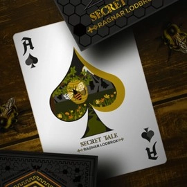 Mazzo di carte Secret Tale Ragnar White Bee Collector's  Playing Cards