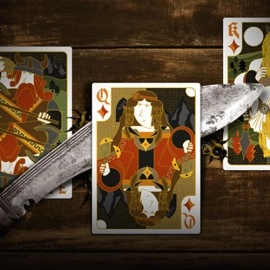 Mazzo di carte Secret Tale Ragnar White Bee Collector's  Playing Cards